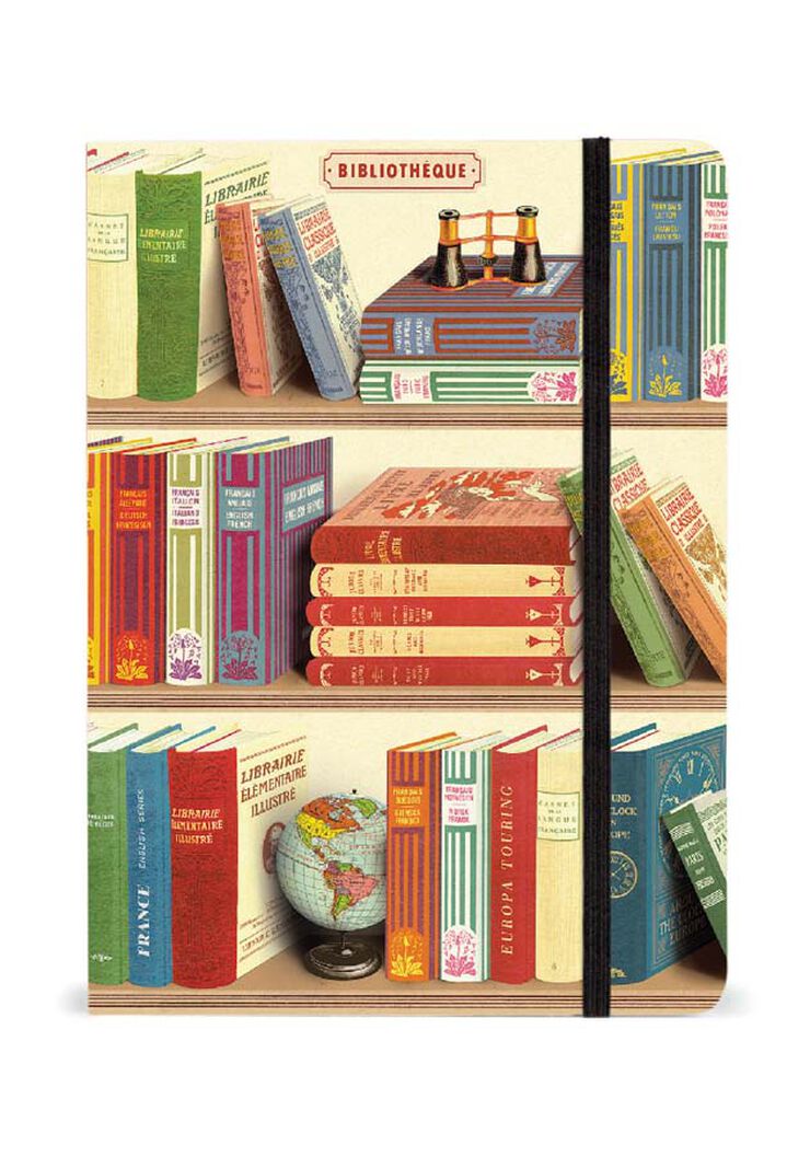 Libreta Cavallini Library Books