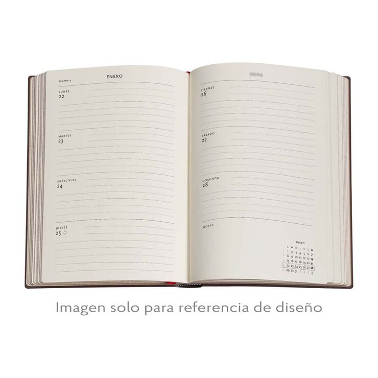 Agenda escolar Paperblanks Midi apaisada sem/vista 2025-26 Natsu