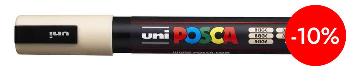 Retolador Posca PC-5M 1,8-2,5mm beix