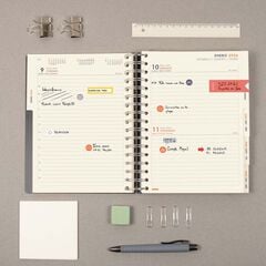 Agenda Finocam Tempus 1/4 día/pág cas 2026 negro