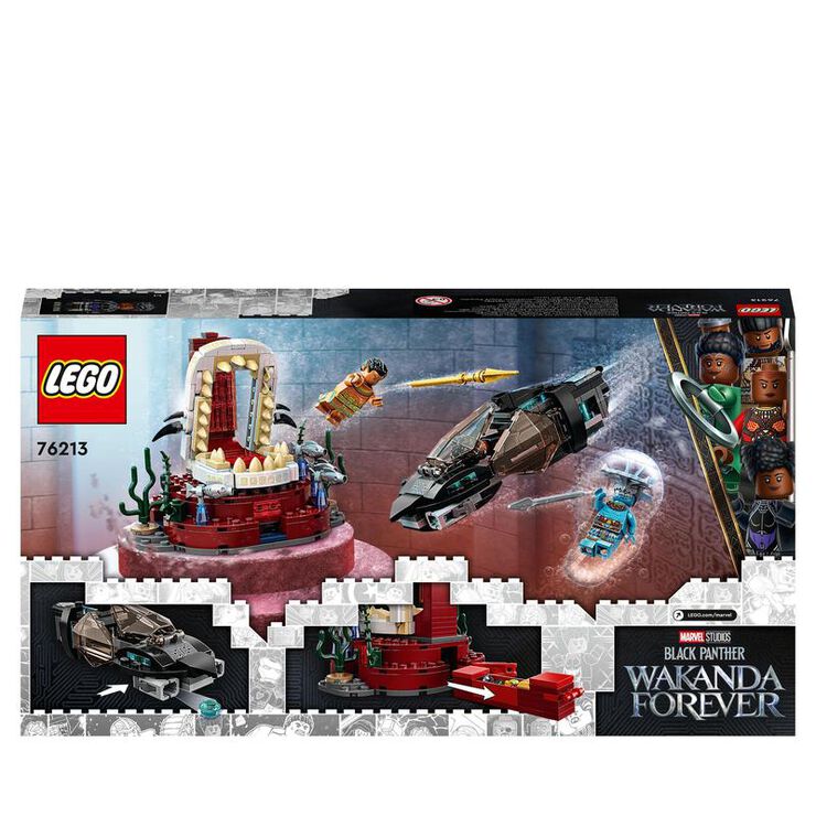 LEGO® Marvel Sala Tron Rei Namor 76213