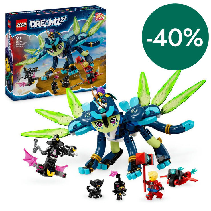 LEGO&reg; DREAMZzz Zoey i Zian el Gat-Mussol 71476