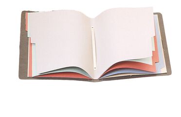 Carpeta classificadora 10 divisors Soldaplastic Foli blau