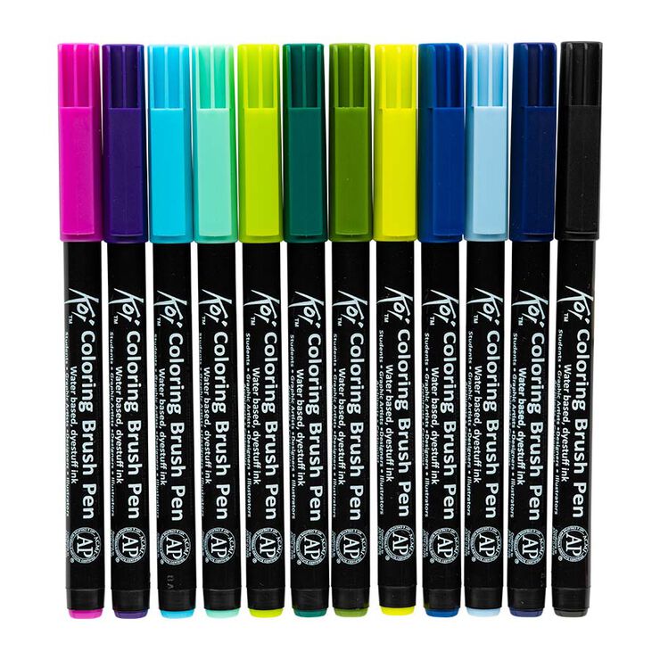 Rotuladores Brush Koi 24 colores