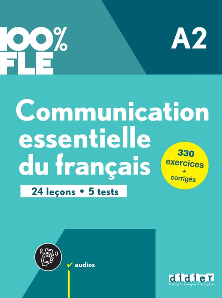 100% FLE – Communication essentielle du français A2 – Livre + didierfle.app