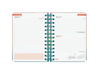 Agenda Finocam escolar Cosmo 1/8  dia/pàg cat 2025-26 iris