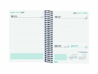 Agenda Escolar Finocam Cool 1/8 D&iacute;a/P&aacute;gina Castellano 2026-27 Negro