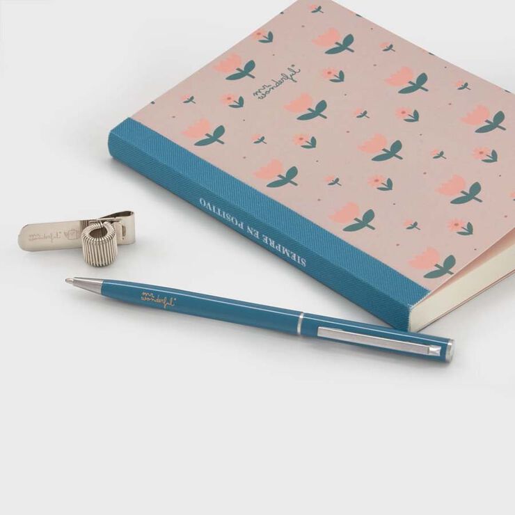 Set de escritura Mr.Wonderful Siempre en positivo