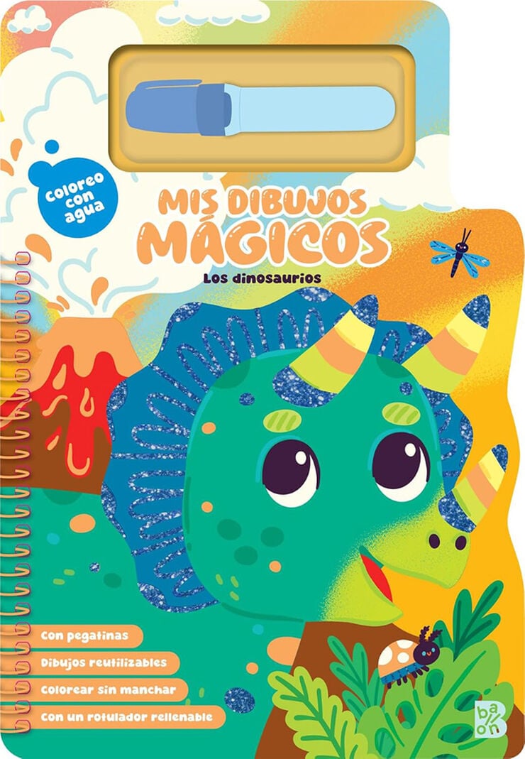 Mis dibujos m&aacute;gicos Luxe Los dinosaurios