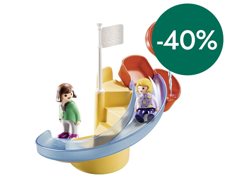 Playmobil 1.2.3 Tobogan Aquàtic 70270