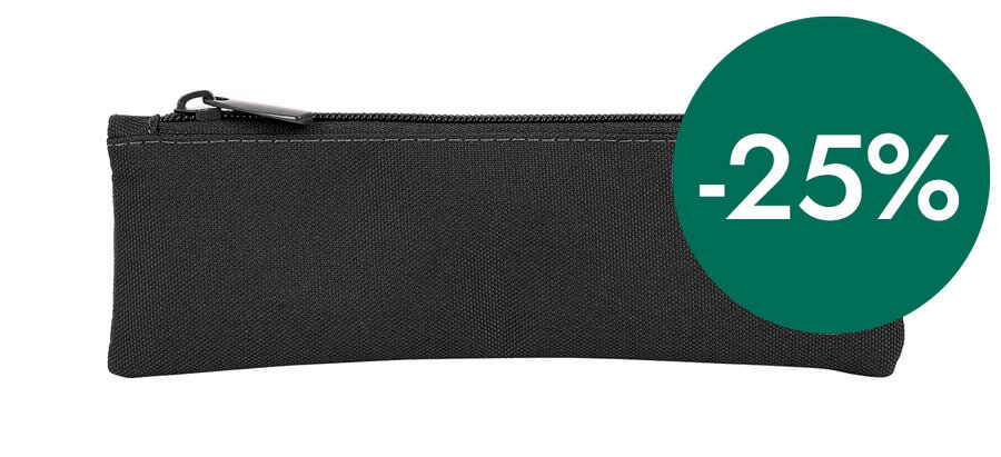 Estuche mini Abacus negro