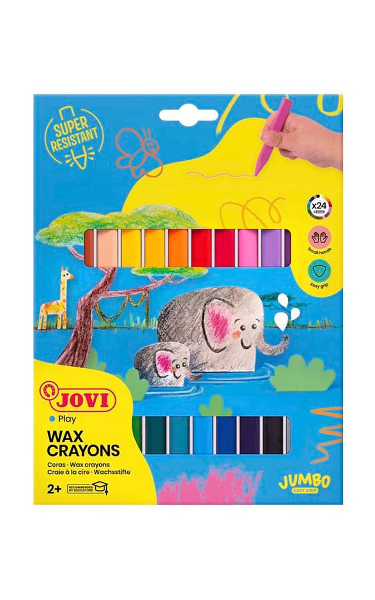 Ceres pl&agrave;stiques Jovicolor Triwax 24 colors