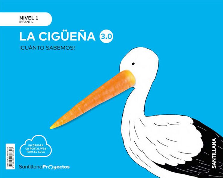 Nivel 1 La Cigüeña 3.0 Cuanto Sab Ed20 Santillana Text 9788468058320