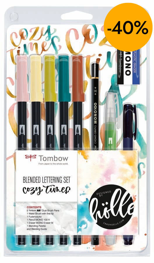 Lettering Set Tombow Cozy Time