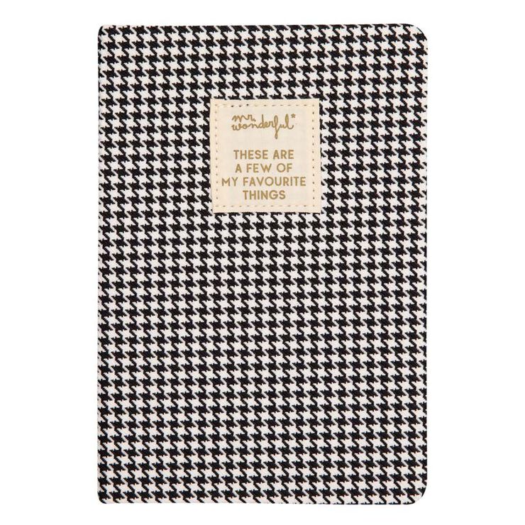 Notebook A5 These are a few...Mr.Wonderful