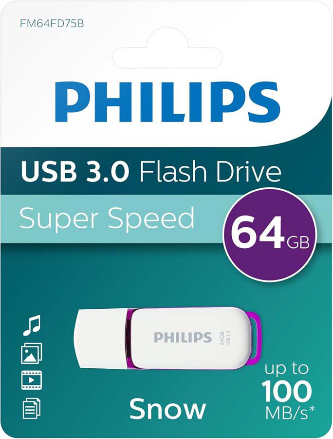 Memoria USB Philips Snow 3.0 64Gb