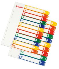 Separador imprimible Esselte A4 12 posiciones