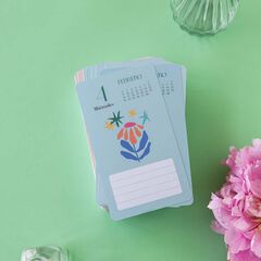 Calendario mesa de tarjetas Defreds 2026 castellano