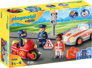 Playmobil 1.2.3 Héroes del Día a Día 71156