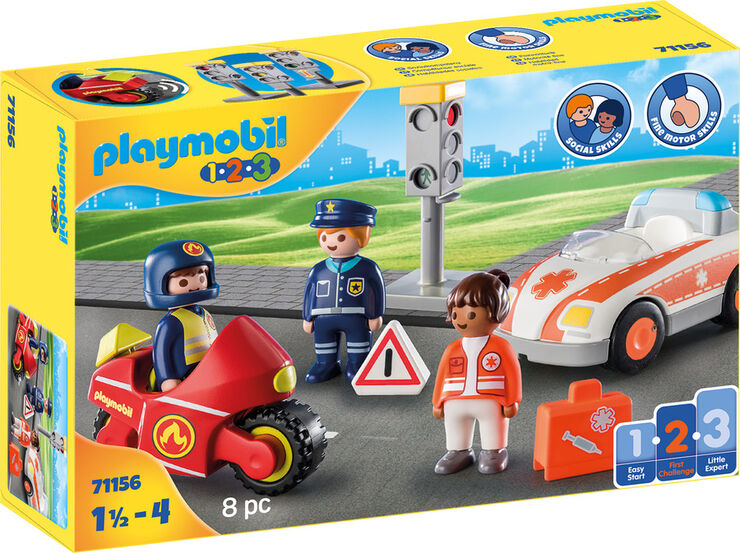 Playmobil 1.2.3 Héroes del Día a Día 71156