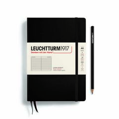 Libreta Leuchtturm A5 tapa dura raya negro Libreta Leuchtturm A5 tapa dura raya negro