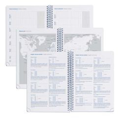 Agenda Escolar Miquel Rius Espiral Plus sem/vista catal&aacute;n 2026-2027 Azul