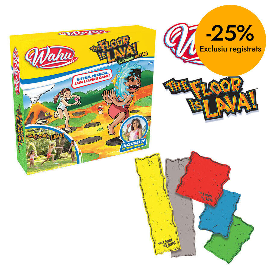 The floor is lava! Outdoor edition