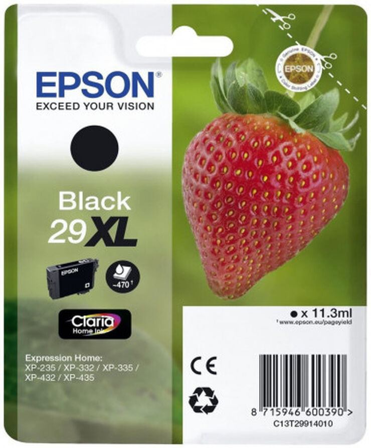 Cartutx de tinta Epson 29XL negre