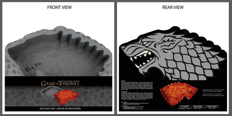 Stark Motlle De Forn Silicona Game Thron