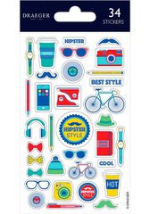 Pegatinas Draeger Hipster 34u
