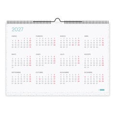 Calendario Miquelrius Pared A3 Castellano 2027 Lovely