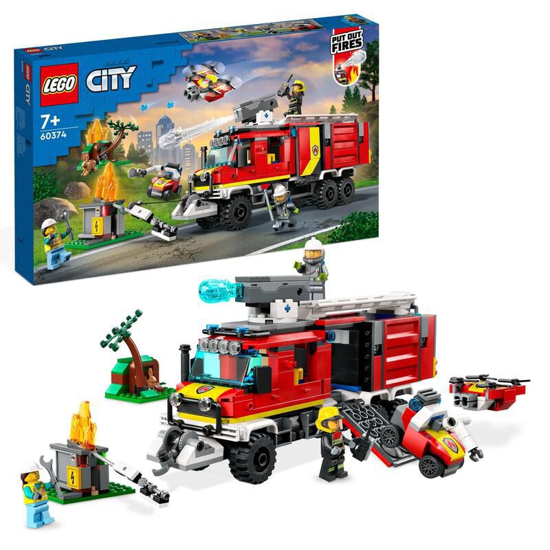 LEGO&reg; City Unidad M&oacute;vil de Control de Incendios 60374