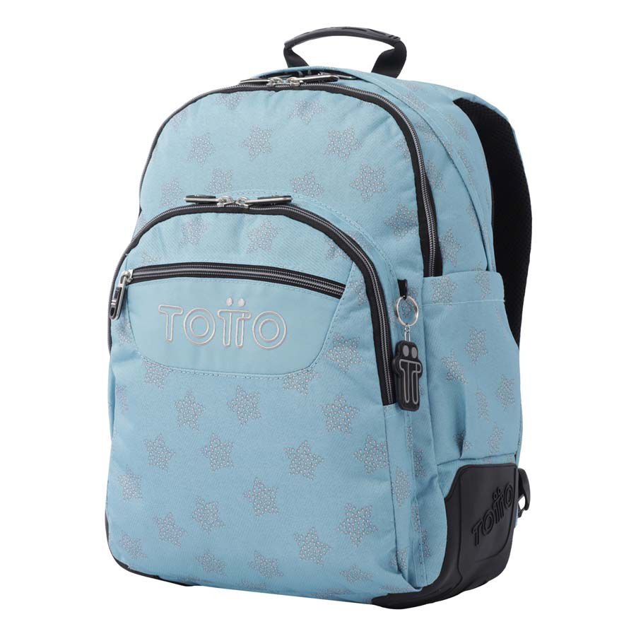 Mochila Totto Crayoles Azul Estrellas Abacus Online
