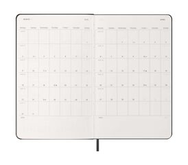 Agenda Moleskine 12 meses día/pág 2026 tapa dura L negro
