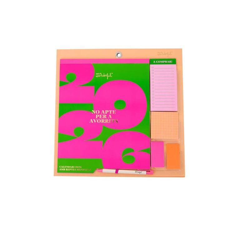Calendario pared Iman 2026 cat No apte per a avorrits