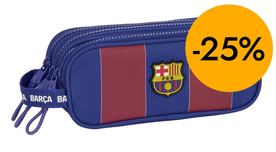 Estuche triple FCB 1&ordf; equipamiento 23/24