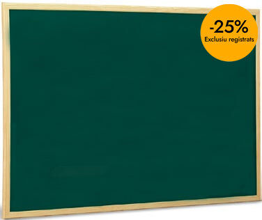 Pizarra pintada verde Abacus 40x60cm