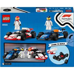 LEGO® LEGO City Coches de F1® Williams Racing y Haas F1® 60464