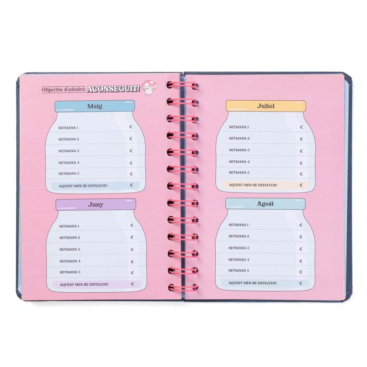 Agenda escolar Mr. Wonderful Wonder Mini día/pág cat 2025-26 Grans plans, il·lusions i bones vibracions