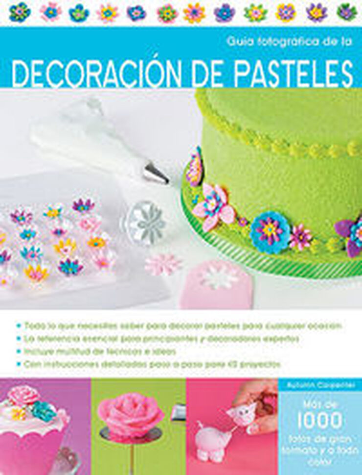 Guía fotográfica de decoración de pasteles