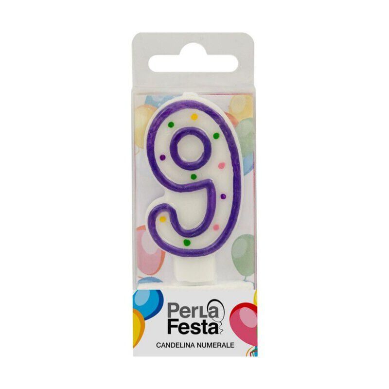 Espelma d'aniversari n&ordm;9