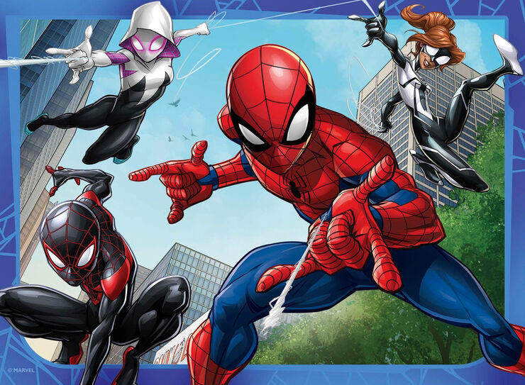 Puzle progressius 12-16-20-24 Spiderman