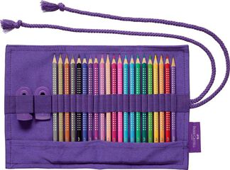 L&aacute;piz Faber-Castell Sparlke estuche enrollable 20 colores