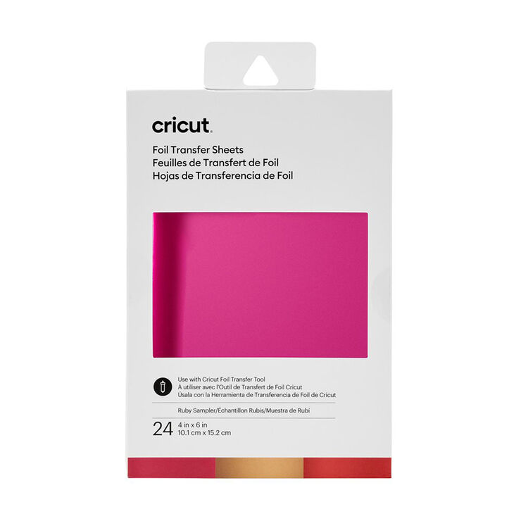 Foil 15x30cm ruby ​​24 fulls