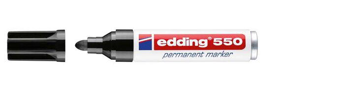 Retolador Edding 550 negre