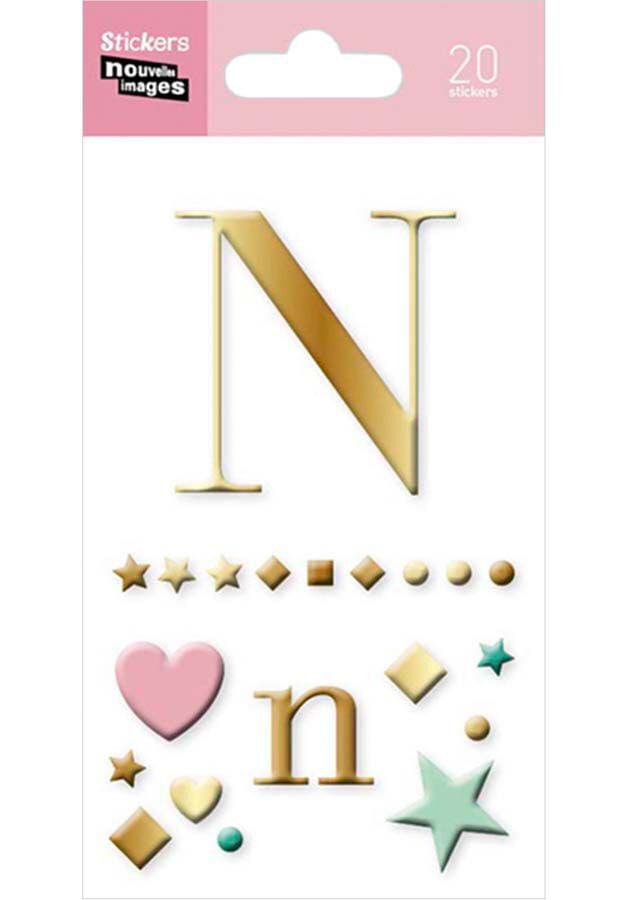 Pegatinas Draeger Letra N 20u