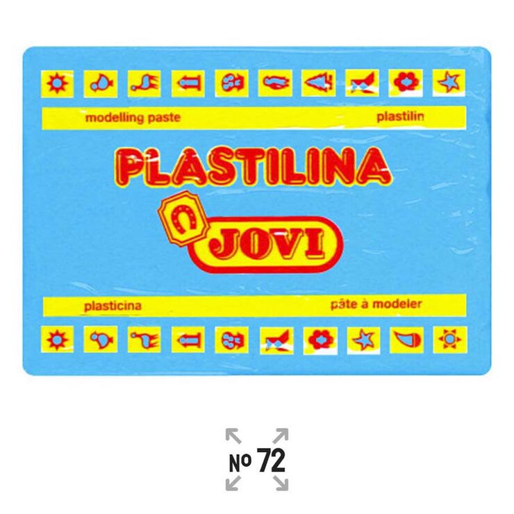 Plastilina Jovi 350g blau clar