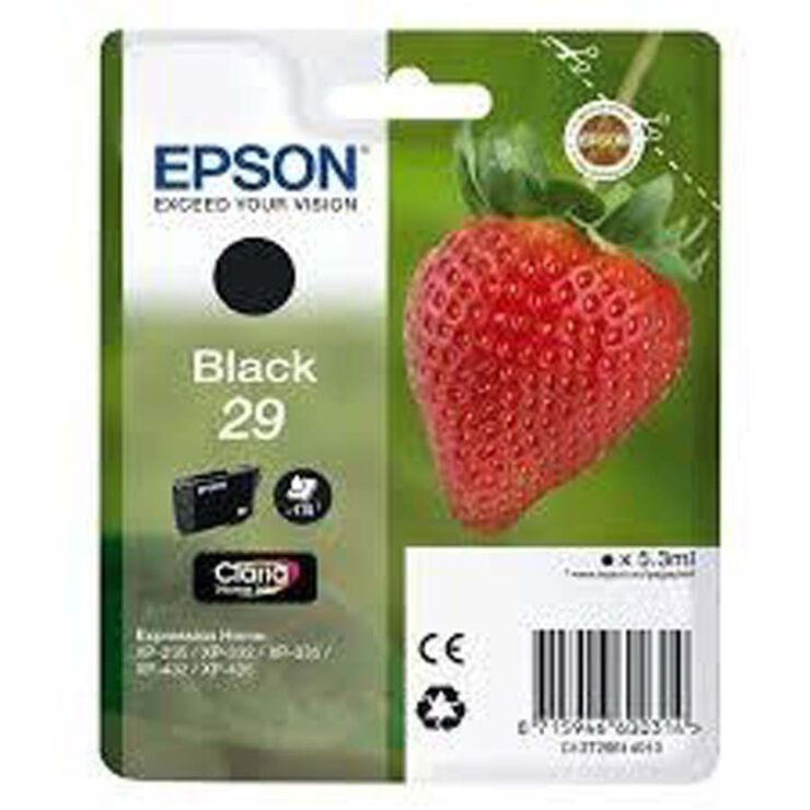 Cartucho original Epson T29 negro - Ref. C13T29814012