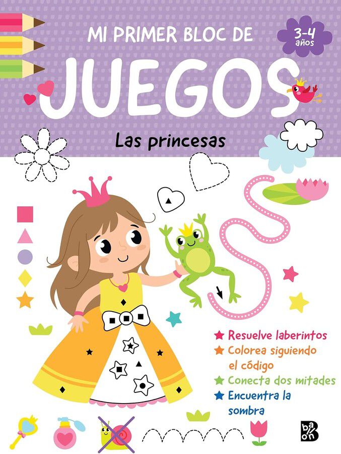 Mi primer bloc de juegos: Las princesas