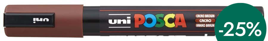 Rotulador Posa PC-5M 1,8-2,5mm cacao